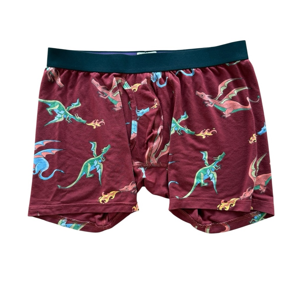 MeUndies UltraModal Core Trunk Fired Up Dragons Size MEDIUM